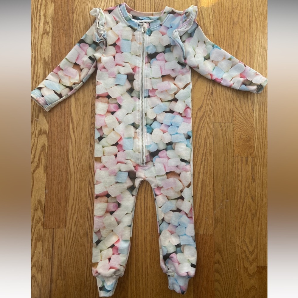 Romey Loves Lulu Marshmallow Ruffle Spacesuit